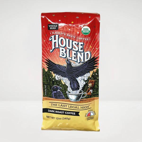 12oz Organic Raven’s Brew® House Blend Coffee