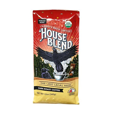 12oz Organic Raven’s Brew® House Blend Coffee