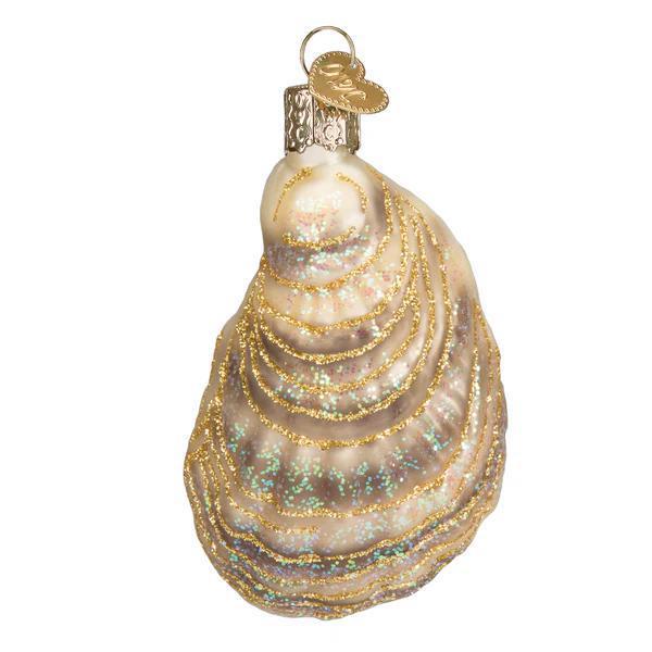 2.75" Oyster with Pearl Ornament