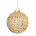 4" Dia Glass Chip Ball Ornament