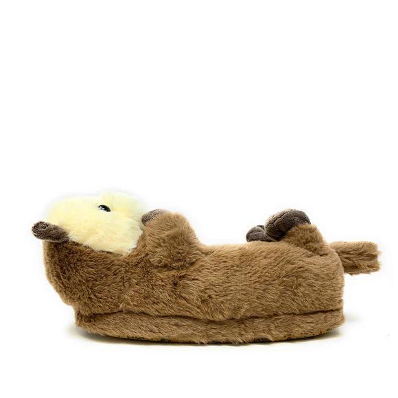 Adorable Otter Slippers – Cozy Sherpa Comfort