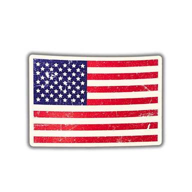 American Flag Sticker - 3.5" x 2.4"