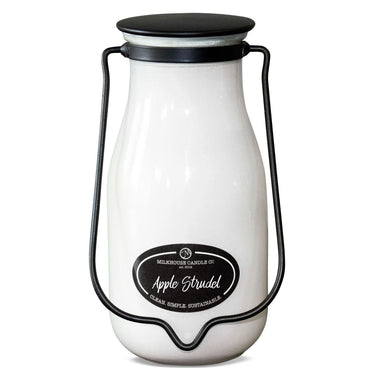 Apple Strudel Milkbottle Candle – Cozy & Timeless, 14 oz