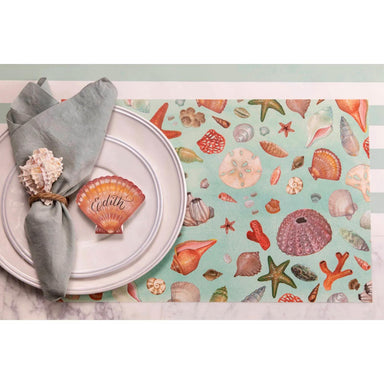 Beachcomber Paper Placemats | 18.5"x12.5" | Set of 24 | Summer Fun