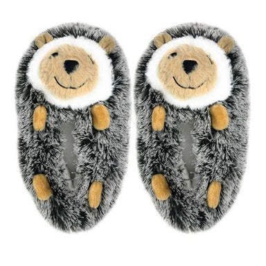 Biscuit the Hedgehog Slippers – Fuzzy Sherpa Comfort