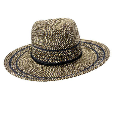 Black Paperbraid Tapered Safari Hat – Stylish & Functional