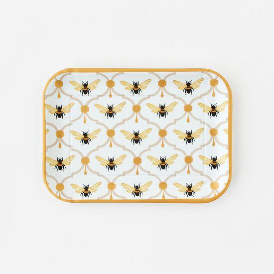 Busy Bees Melamine tray