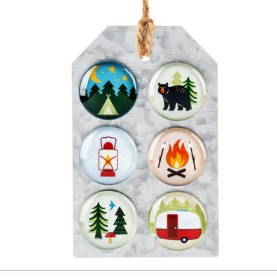 Camping & Adventure Magnet Set 