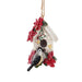 Cardinal and Chickadee Birdhouse Ornaments 