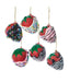 Chocolate Covered Strawberry Ornaments - 2” 