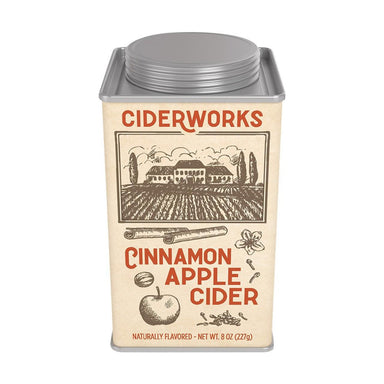 Ciderworks Cinnamon Apple Cider – Nostalgic Tin, 8 oz