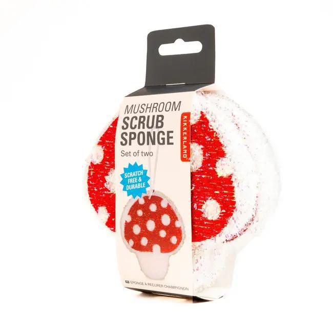 Mushroom Scrub Sponge Set of 2