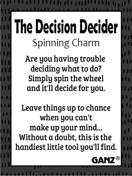 Decider Spinning Charm – Let Fate Choose Your Adventure!