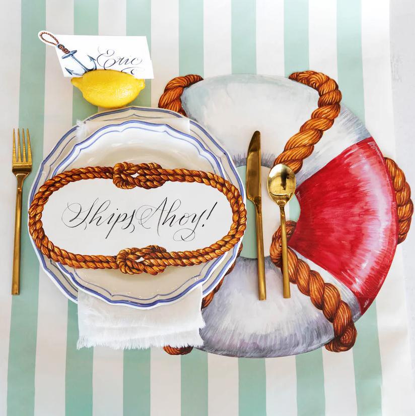 nautical paper place mat