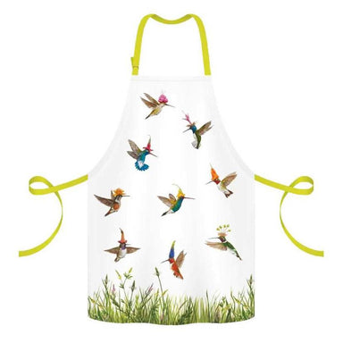 Discover Meadow Buzz Apron - 100% Cotton Twill Apron with Hummingbird Design