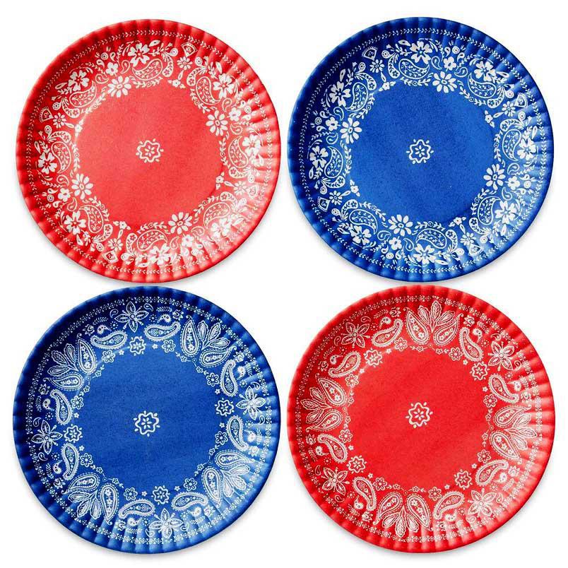  Equally stylish and sturdy melamine plates