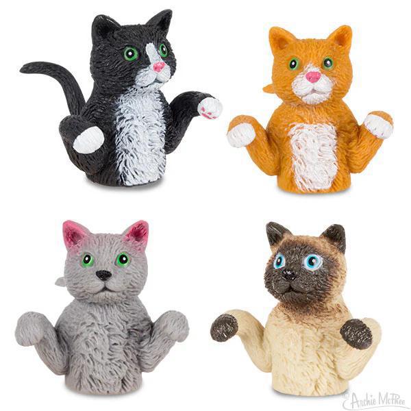 Finger Cats – Mischievous Vinyl Finger Puppets