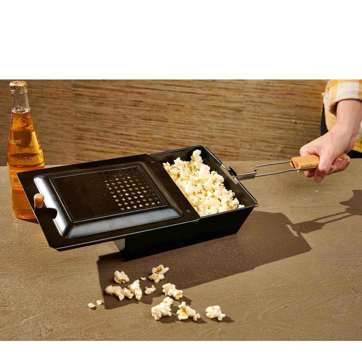 Fireside Popcorn Popper - Classic Campfire Snack Maker!