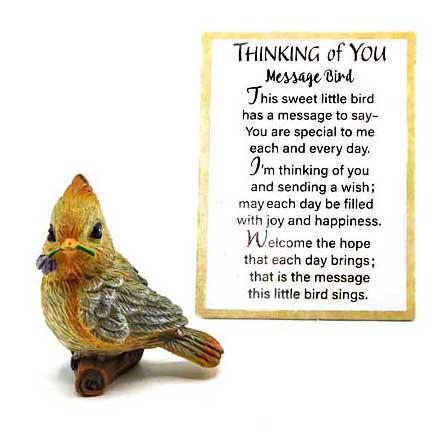 Ganz Tokens - Thinking of You Bird Charm