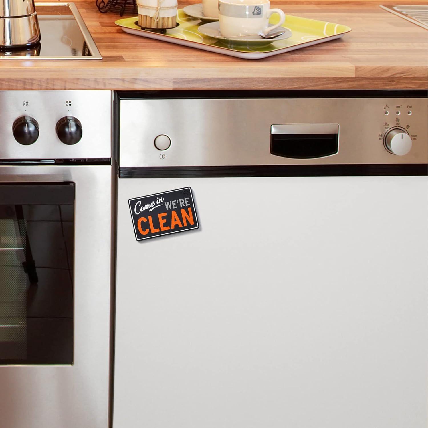 Genuine Fred FLIPSIDE Double-Sided Dishwasher Sign