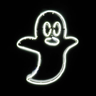 Ghost Neon LED Sign – Spooky Glow for Halloween Charm