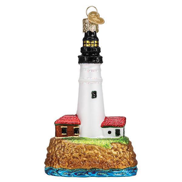 Hand-Painted Portland Head Lighthouse Ornament