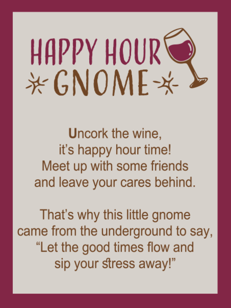 Happy Hour Gnomes Charms – Sip, Smile & Let the Good Times Flow!