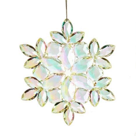 Iridescent Snowflake Ornament