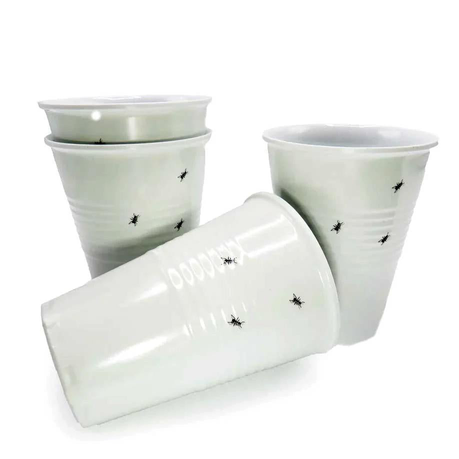 It's Not Paper Cup, a durable 10 oz melamine cup featuring a playful ant design