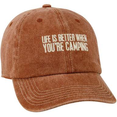 Life Is Better When You're Camping Baseball Cap - Perfect for Outdoor Enthusiasts