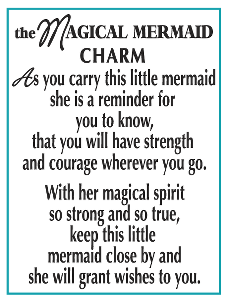 Magical Mermaid Charm | Pocket-Sized Wish Granting Charm