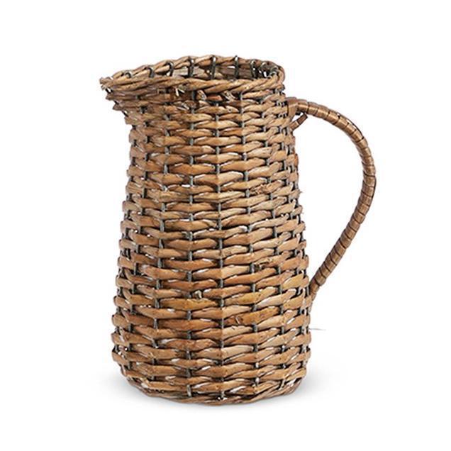 Medium Woven Willow Pitcher