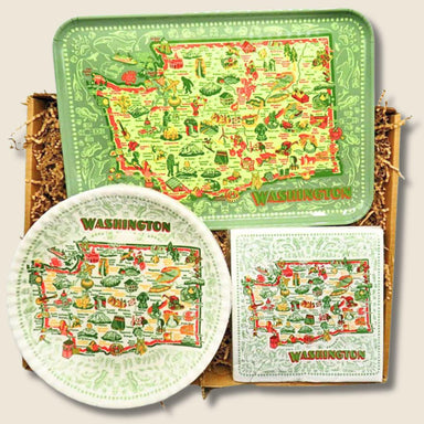 Melamine "Washington State" Treasure Gift Box