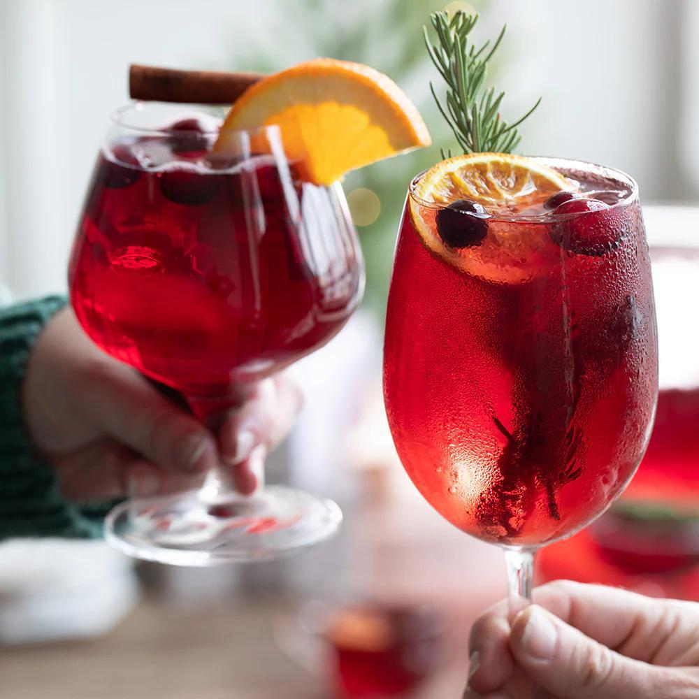 Merry Maker's Punch – Festive Cranberry, Honey & Spice Elixir