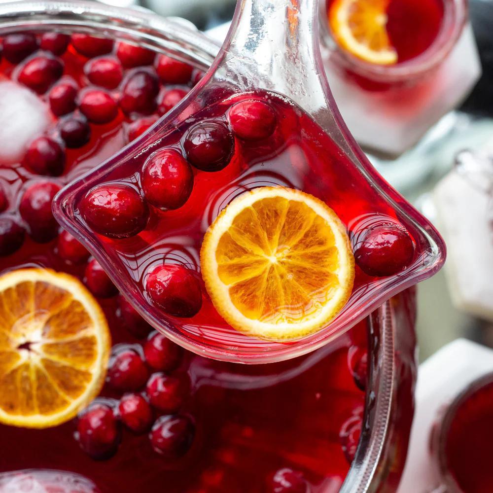 Merry Maker's Punch – Festive Cranberry, Honey & Spice Elixir