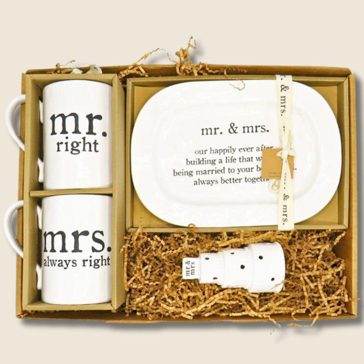 Mr. + Mrs. Just Married Treasure Gift Box