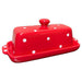 Mushroom Polka Dot Butter Dish