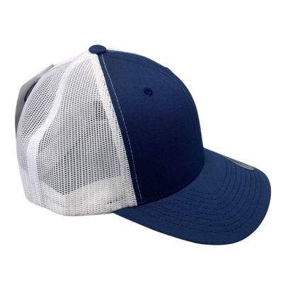 Navy and White PNW Arrow Trucker Hat