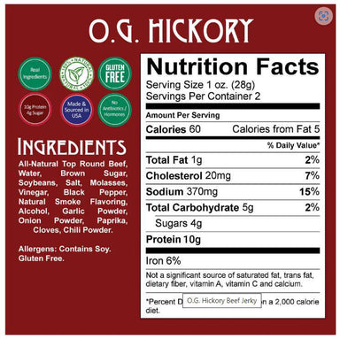 O.G. Hickory Beef Jerky