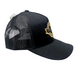 PGGS Black Trucker hat mesh side