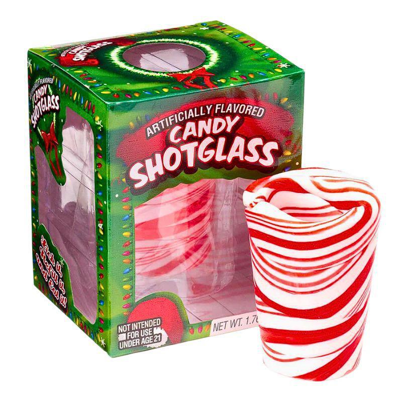 Peppermint Candy Shot Glass | 1.76 oz