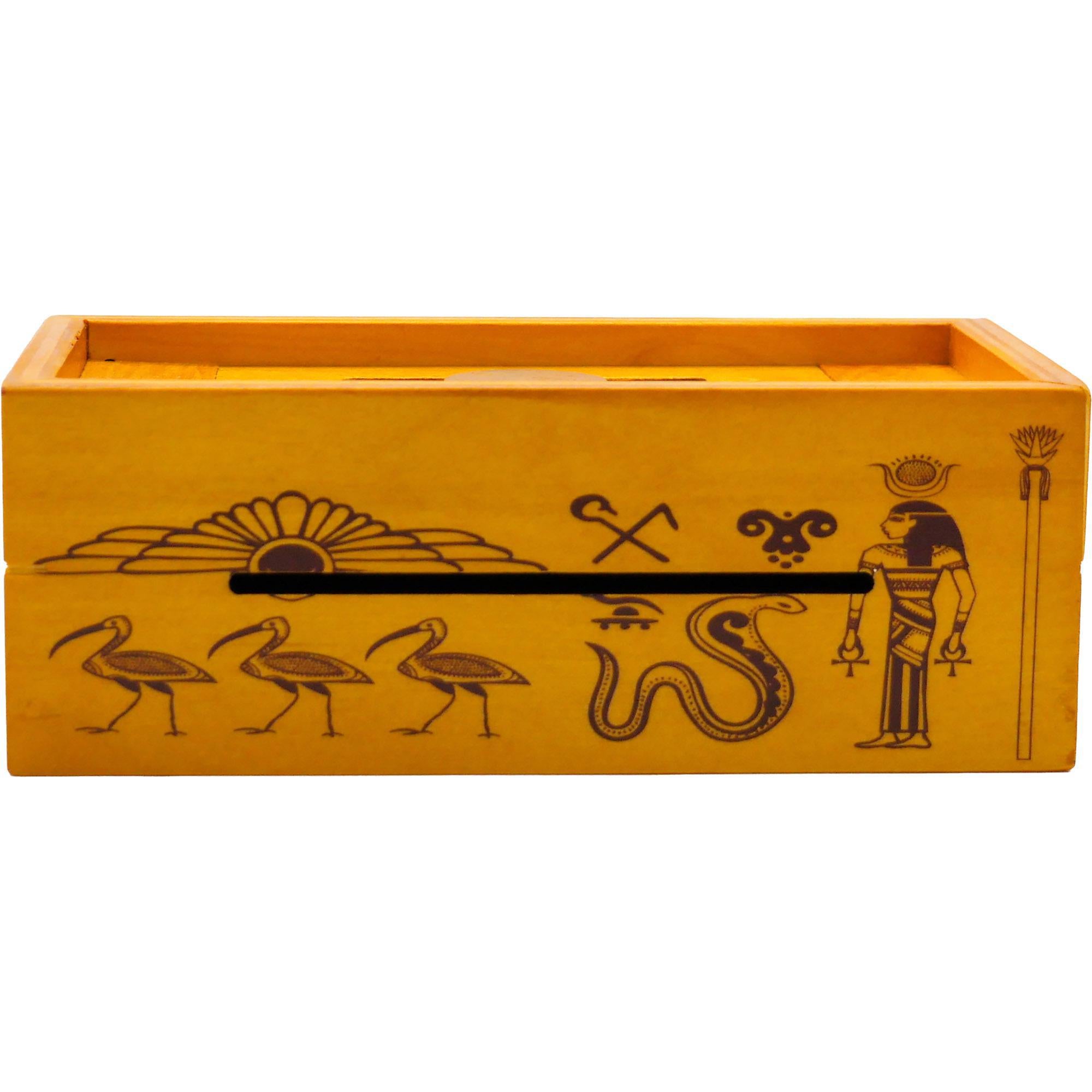 Pharaoh’s Tomb Puzzle Box - Solve the Mystery and Unlock the Treasure