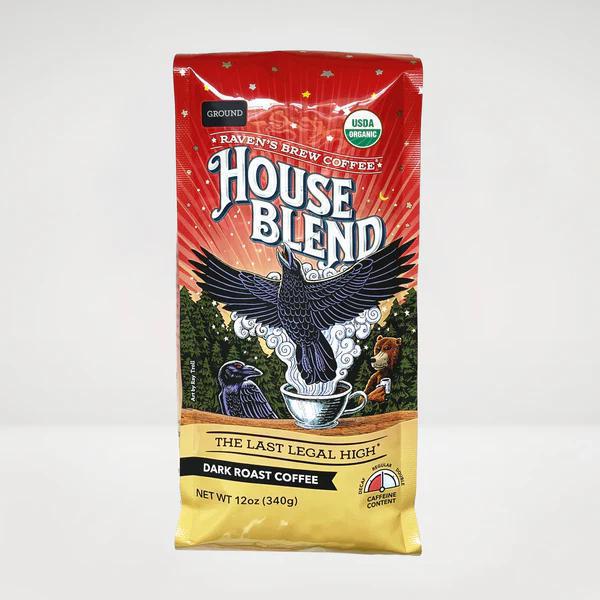 Raven's brew house blend coffee