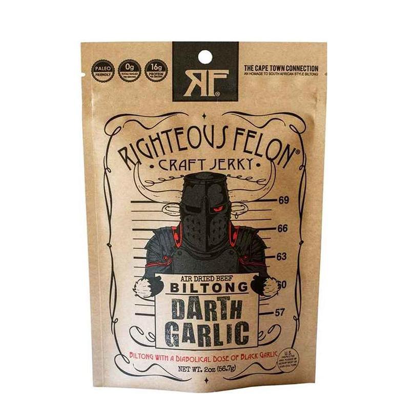 Righteous Felon Darth Garlic Biltong (2 oz)