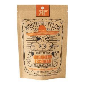 Righteous Felon Habanero Escobar Beef Jerky (2 oz)