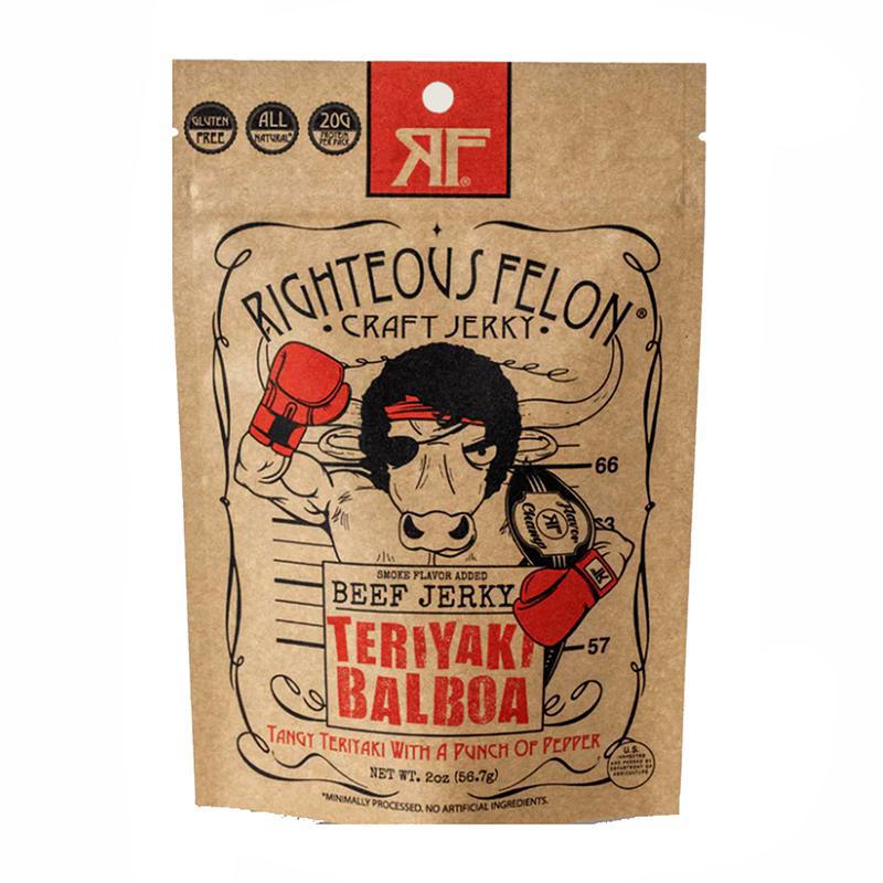 Righteous Felon Teriyaki Balboa Beef Jerky (2 oz)