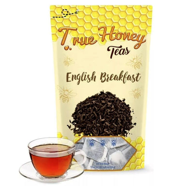 Rue Honey English Breakfast Tea Bags | Organic, Honey-Infused