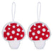 Scrub Sponge Set of 2 Mushrooms