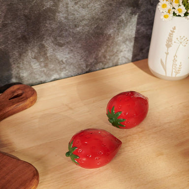 Strawberry Salt & Pepper Shakers – Delightful Tabletop Set