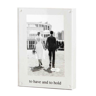To Have and To Hold Acrylic Picture Frame: Cherish Your Journey!